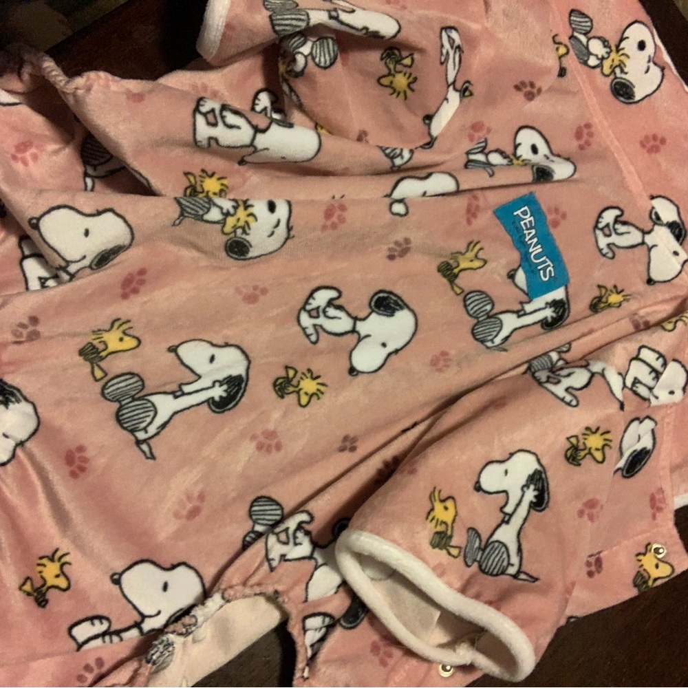 Dog size M Snoopy Pink Pajamas